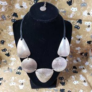 Turkish Distresed Hammered Zamac Necklace